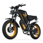 Електрофетбайк Coswheel GT20 PRO чорного кольору — двомоторний електровелосипед FATBIKE 2000W