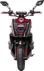 Електричний мопед Corso Hurricane 2500W 72V 40Ah чорний, потужний електроскутер з LED підсвіткою та гідравлічними гальмами