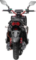 Електричний мопед Corso Hurricane 2500W 72V 40Ah чорний, потужний електроскутер з LED підсвіткою та гідравлічними гальмами