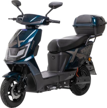 Електроскутер Corso FlashX 1200W 72V 23Ah — вид збоку