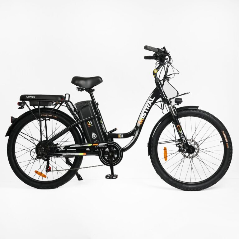 Електровелосипед Corso Mistral 26 дюймів з алюмінієвою рамою