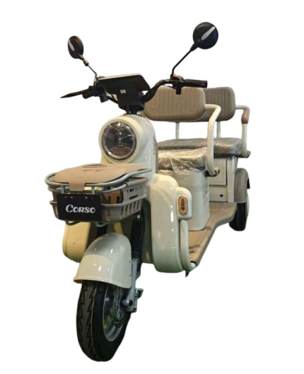 Електричний трицикл Corso Tenso 1500W вид спереду